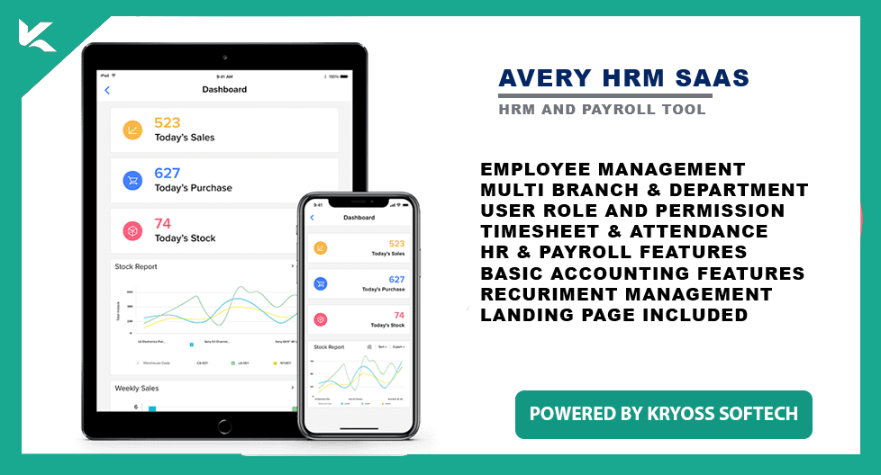 Avery HRM SaaS - HRM and Payroll Tool